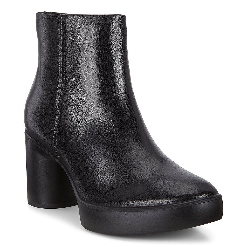 Ecco Shape Sculpted Motion 55 Womens Ankle Boots In Black - India KHO-854920